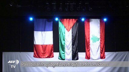 Palestinian President pays tribute to terror victims