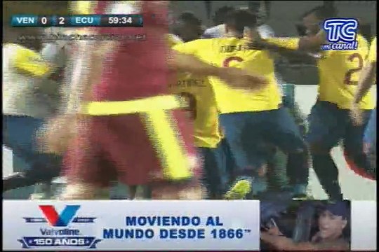 Eliminatorias Sudamericanas Rusia 2018 Venezuela 0 - 3 Ecuador