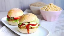 Ricetta Vegan Vegetariana - Panini al latte per hamburger di ceci e lenticchie