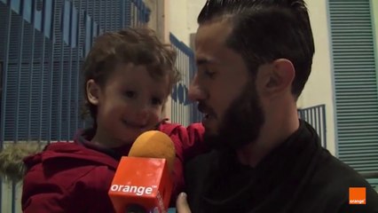 حوار طريف مع رامي الجريدي و إبنه