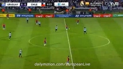 Alexis Sanchez Fantastic Skills - Uruguay vs Chile 2015