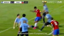 Arturo Vidal Incredible Miss - Uruguay 0-0 Chile