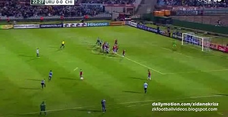 1-0 Diego Godín Goal - Uruguay v. Chile 17.11.2015 HD