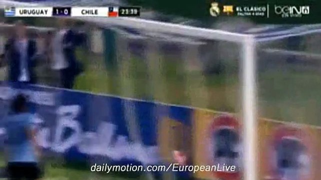 Diego Godin Fantastic Goal | Uruguay 1-0 Chile