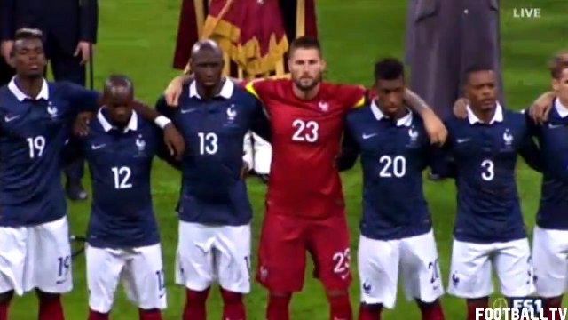 Wembley sings French Anthem “La Marseillaise” _ England vs France (2-0) 17 November 2015