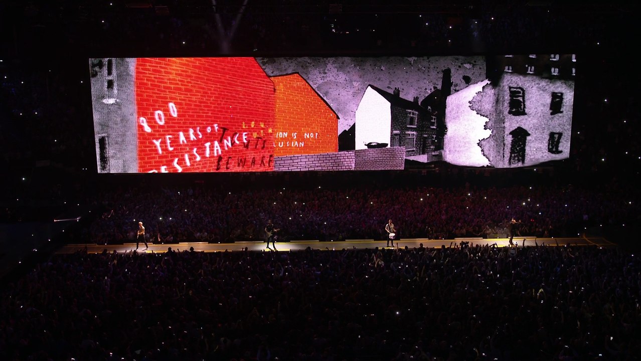 [HD] Sunday Bloody Sunday U2 Innocence + Experience Tour 11-11-2015 - Paris HBO