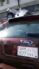 سيول جدة - حادث مروع اليوم في شارع التحلية