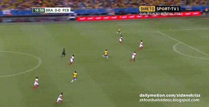 Neymar Fantastic Skills - Brazil v. Peru - FIFA World Cup 2018 Qualifier 17.11.2015 HD