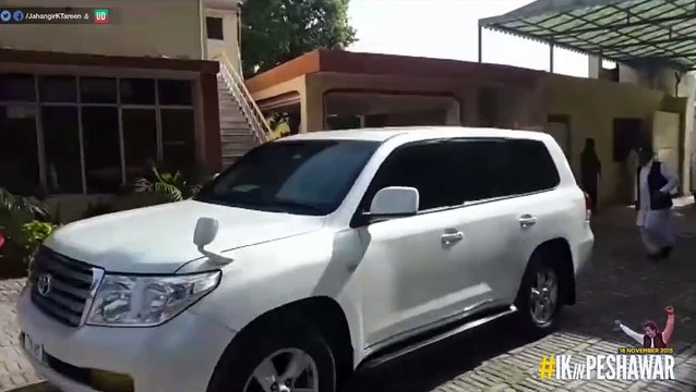 Imran Khan Reached Peshawar With Pervez Khattak, Watch Exclusive Video