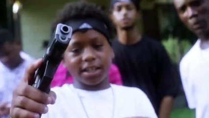 Baby CEO and he is just 14. His music and videos feature guns and vulgar lyrics