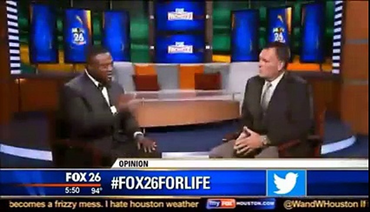 Black guy tells white guy the truth and check out this fight on live television. All because he said remember