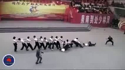 This guy has some serious chi power.