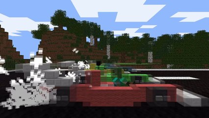 Monster School (Preschool) - Drag Race! - Minecraft Animation