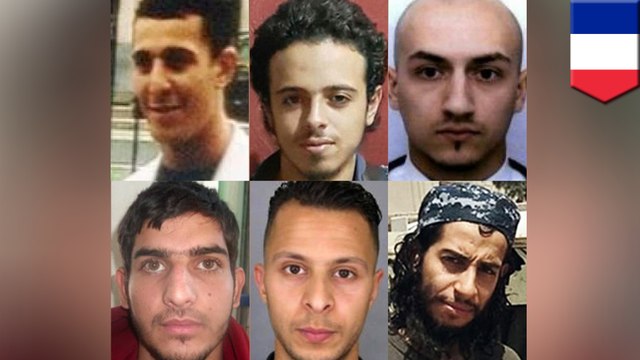 Identities of French terror suspects revealed as massive manhunt continues for fugitive attacker