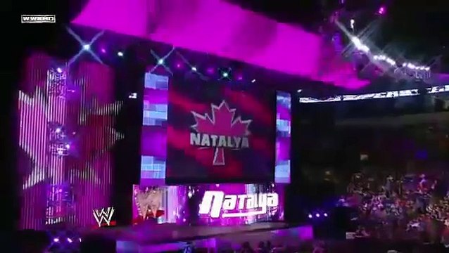 Bella Twins Alicia Fox & Melina vs Tamina Gail Kim Natalya & Eve Torres show 6789