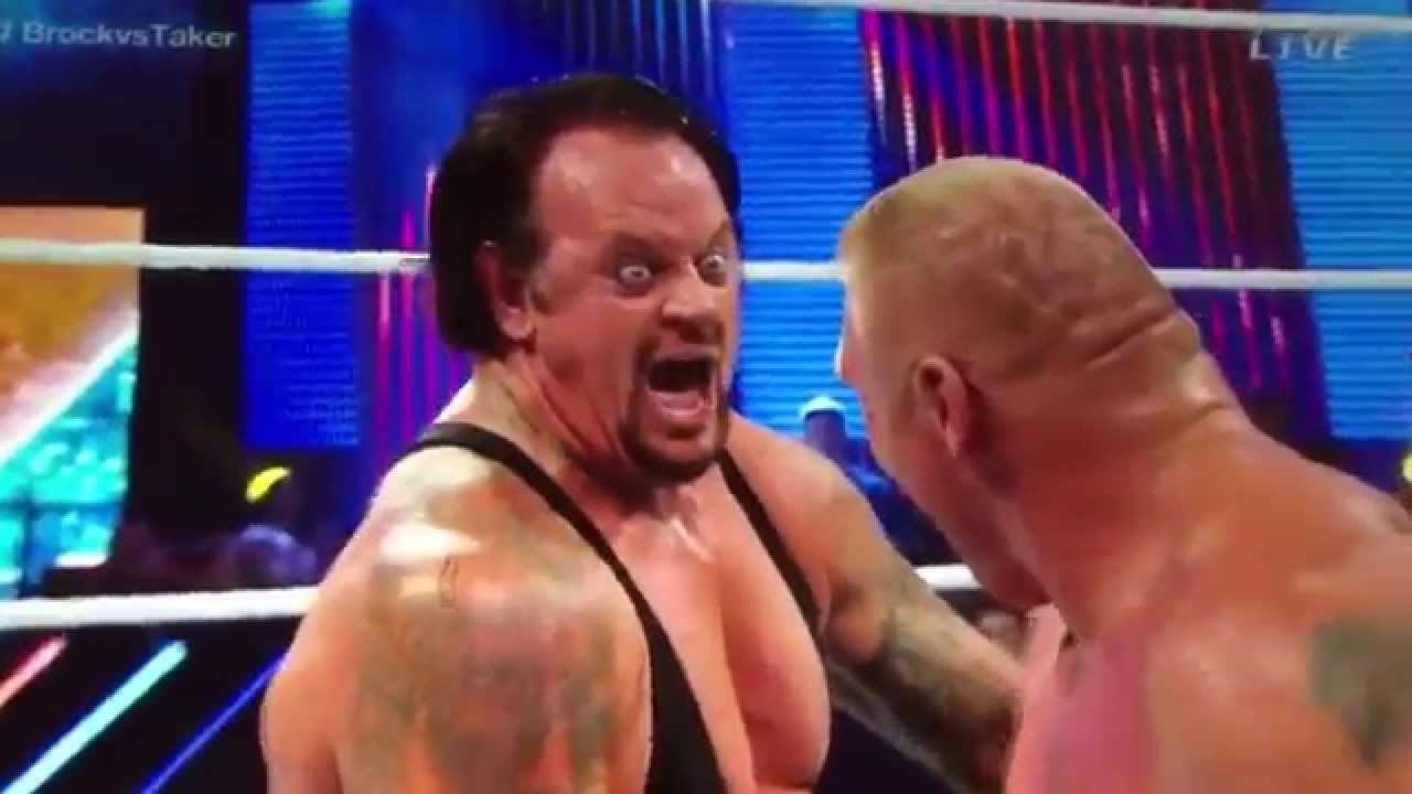 Undertaker can´t stop laughing