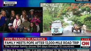 Family meets Pope after 13,000 mile road trip
