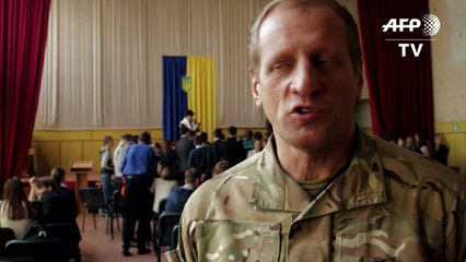 Ukraine teaches kids to avoid explosives