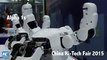 Alpha robot dancing hip hop, doing push-ups in S. China Tech Fair 2015