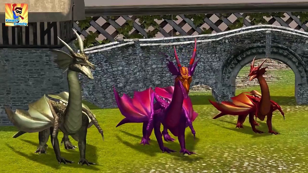 Finger Family Rhymes for Children Hydra Dragon and Many More | Finger ...