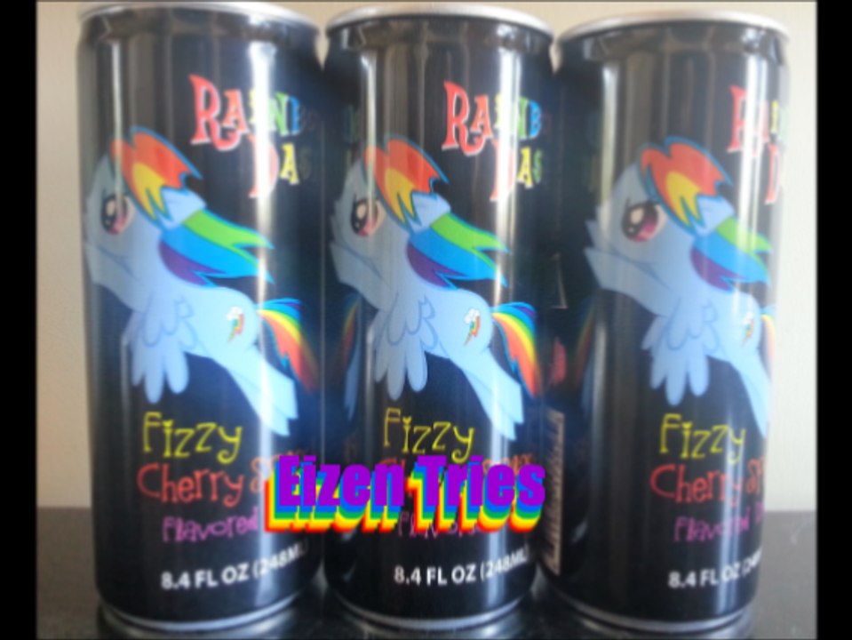 Eizen Tries Rainbow Dash Fizzy Cherry Splash