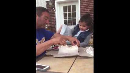 Dad pranks daughter