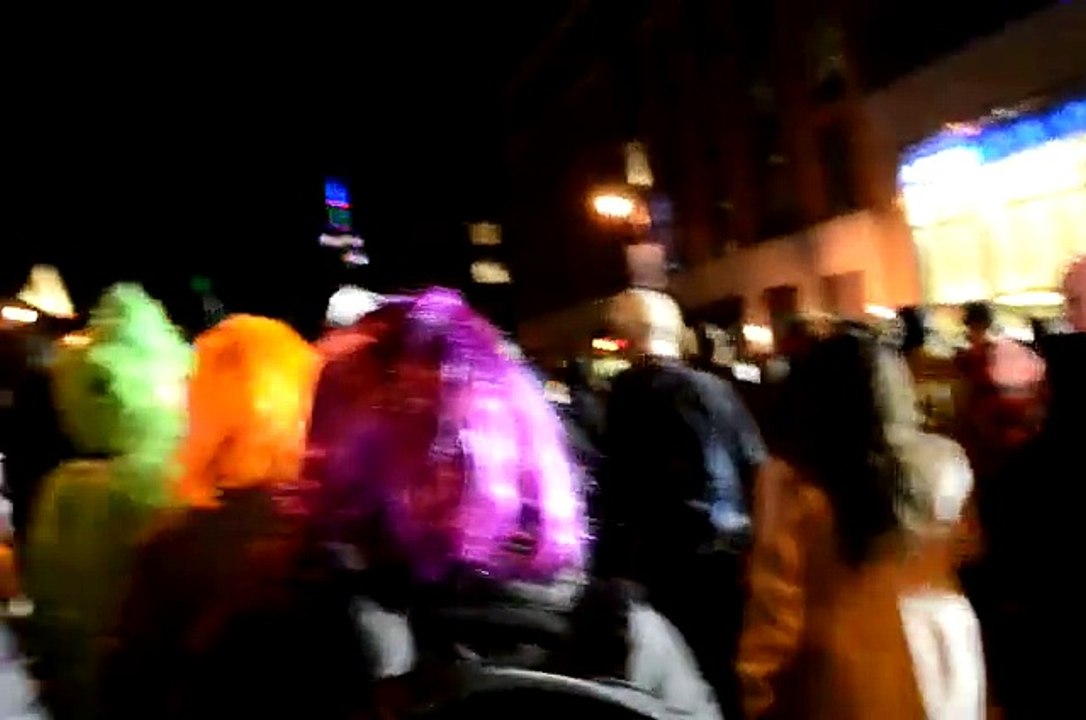NYC Halloween Village Parade 10-31-2015: Parade Route - Part 2