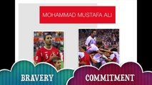 محمد مصطفى لاعب المنتخب الأردني