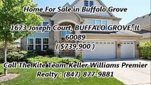 Buffalo Grove Homes For Sale by The Kite Team-Keller Williams Premier Realty : 1673 Joseph Court, BUFFALO GROVE, IL 6008