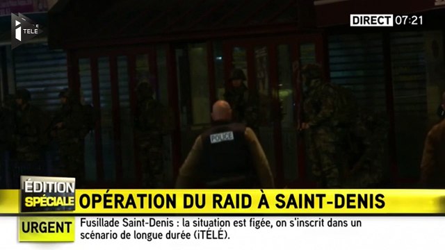 Intervention à Saint-Denis : deux terroristes morts
