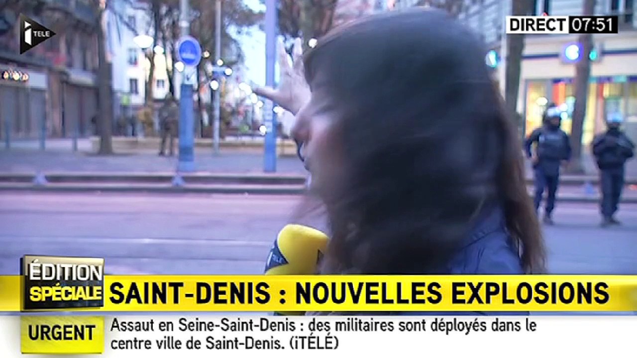 Important dispositif des forces de l'ordre à Saint-Denis