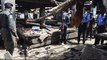 Nigeria exploded in a vegetable market killed 32 people , injured 80