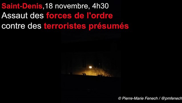 Attentats de Paris: asssaut et coups de feu sur saint-Denis
