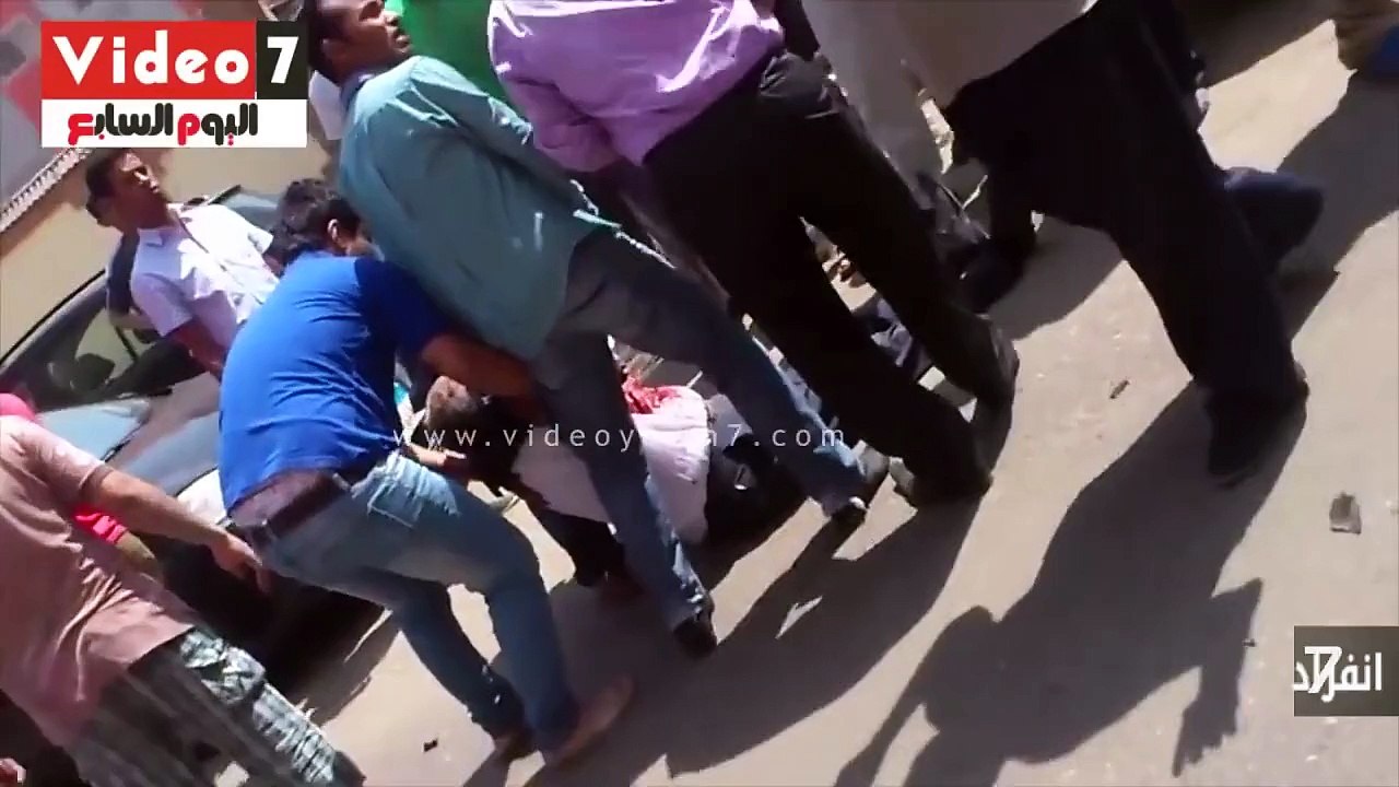 انفراد .. لقطات حصرية لإصابة النائب العام عقب استهداف موكبه