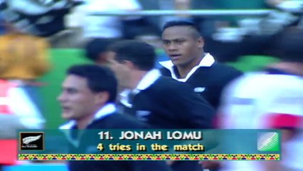 Rugby : Les 15 essais de Jonah Lomu en coupe du monde