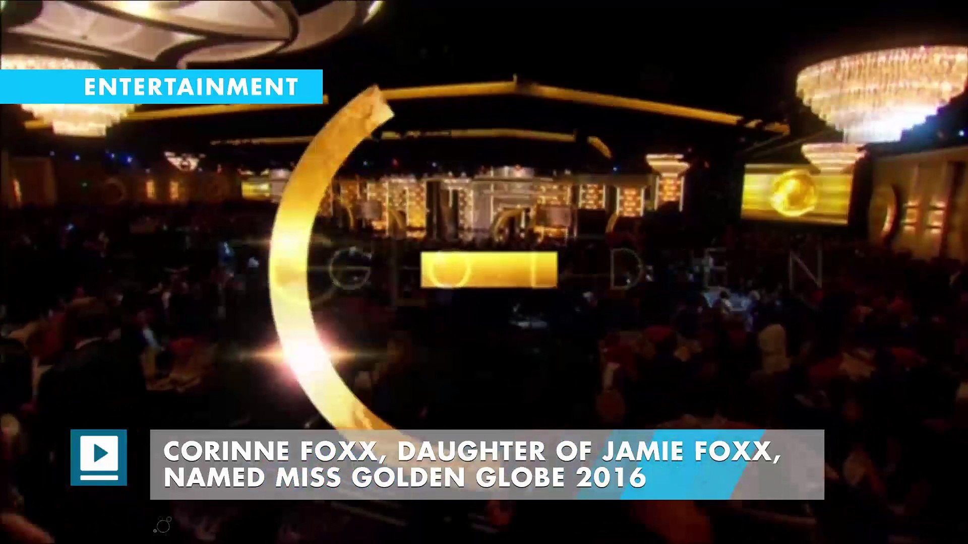 ⁣Corinne Foxx, Daughter of Jamie Foxx, Named Miss Golden Globe 2016