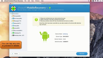 Recover Deleted Files from Huawei Mate S/8/7 on Mac