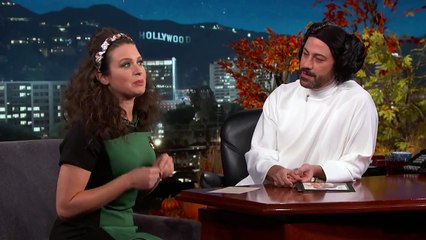 Katie Lowes Got a Dead Bat from Guillermo Diaz