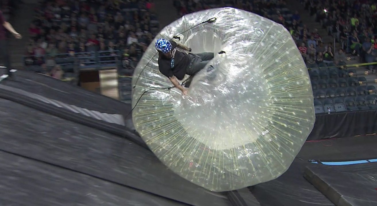 Chris Haffey Zorb Crash in Milwaukee | Nitro Circus
