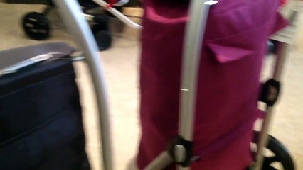 Chariot de course 2 roues GO TWO PLAYMARKET en vente chez s'cale boutik maroquinerie 28 av auber nice France