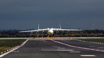 The Moment when Giant Aircraft Antonov An225 Mriya landed at British airport