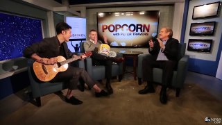 Unbroken Stars Destroy Popcorn Prop on Popcorn with Peter Travers