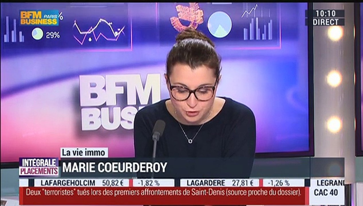 Marie Coeurderoy : sur 1 an les ventes pour les investissements locatifs dans le neuf s'envolent de 36 % - 18/11