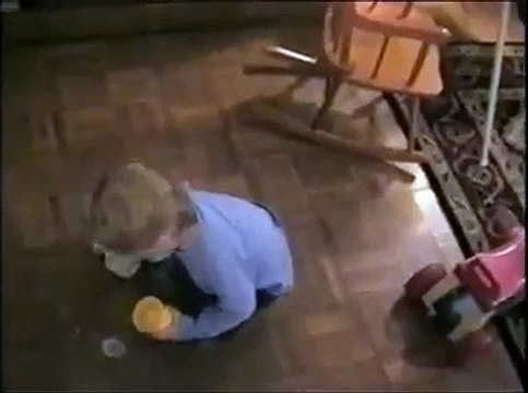 Cute Little Child Cleaning the floor........................