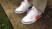 (HD) Perfect Authentic Air Jordan 3 iii retro '88 white cement Basketball Sneakers Cheap Sale