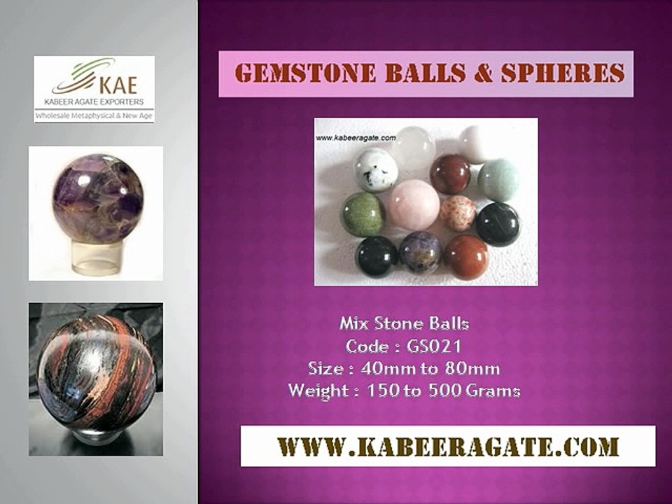 Gemstone Spheres and Balls Manufacturer