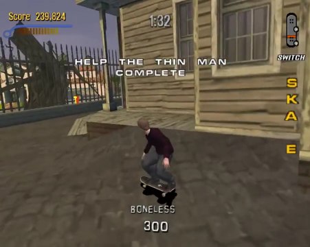 Il fini Tony Hawks Pro Skater 3 en 3min55