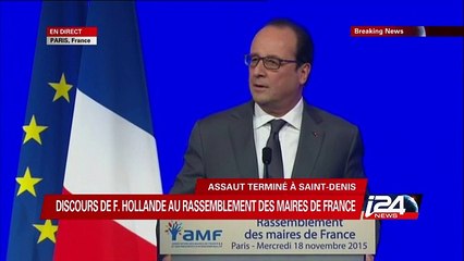 "Notre devoir est de continuer la vie à la Francaise", Francois Hollande