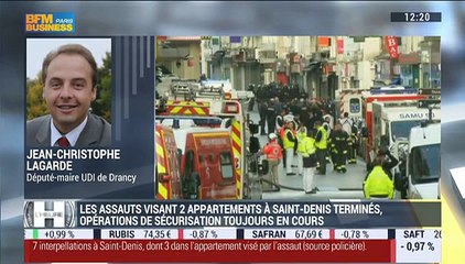 "Nous avons la capacité de réagir, de nous défendre, et nous avons les services efficaces qui font l'impossible pour nous protéger", Jean-Christophe Lagarde – 18/11