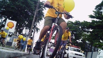 Estilo de vida, com os  amigos, ciclismo em grupo, passeio ciclístico da Primavera em Taubaté, SP, Brasil